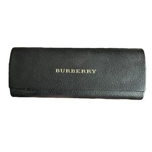 Burberry Black & Tan Check Glasses Case
